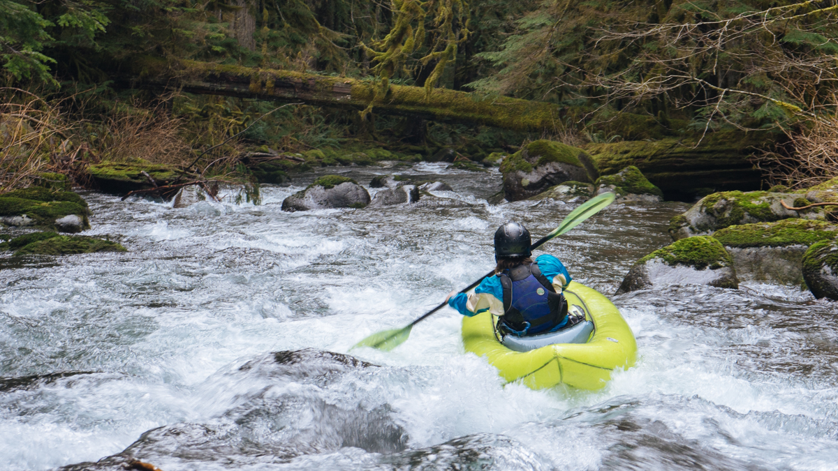 Kayaking Eagle Creek (Clackamas Watershed)