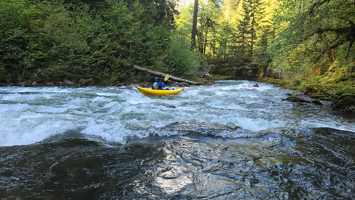 Kayaking on Fish Creek