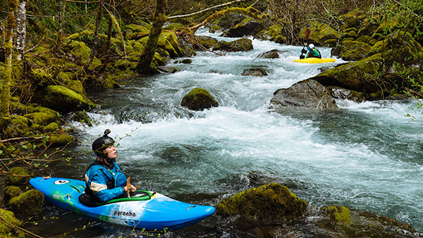 Kayaking on the North Fork of the Smith River