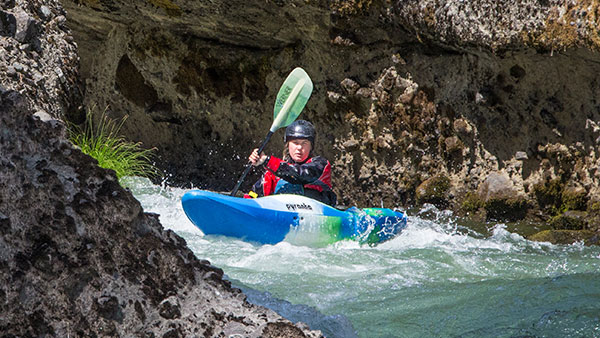 Emily Kayaking on the Upper Rogue River